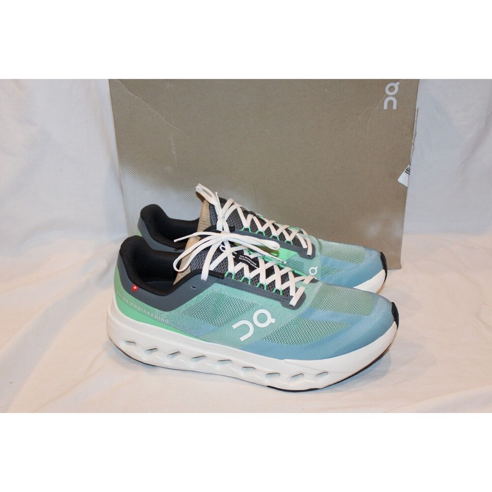 NIB ON CLOUD MEN'S CLOUDSURFER NEXT ATHLETIC SNEAKERS 11 HONEYDEW IVORY